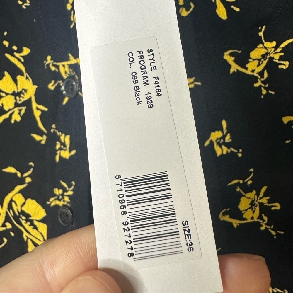 GANNI Floral Crepe Shirt - Picture 8 of 8